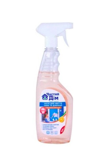 Засіб для чищення скла ЧИСТИЙ ДІМ 0,5 л. (4820091144805)